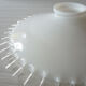 Lampshade, lace-edged opaline pendant from the 1940s/50s.