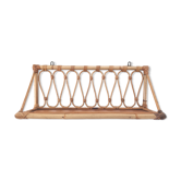 Rattan shelf from the 1960
