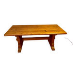 Solid oak coffee table