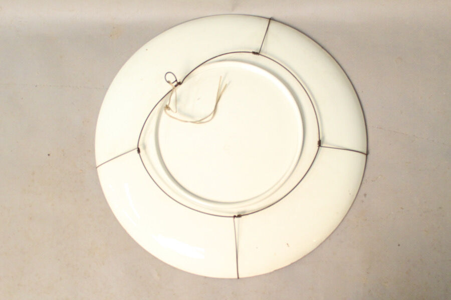 Plat En Faïence Creil Et Montereau