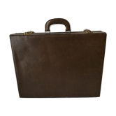 Leather box attached case case