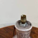 Ceramic table lamp by Jacques Blin, circa 1950.
