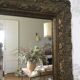 Antique gold mirror
