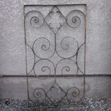 old wrought iron grid