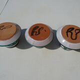 3 ceramic shells Robert Picault Vallauris Vintage