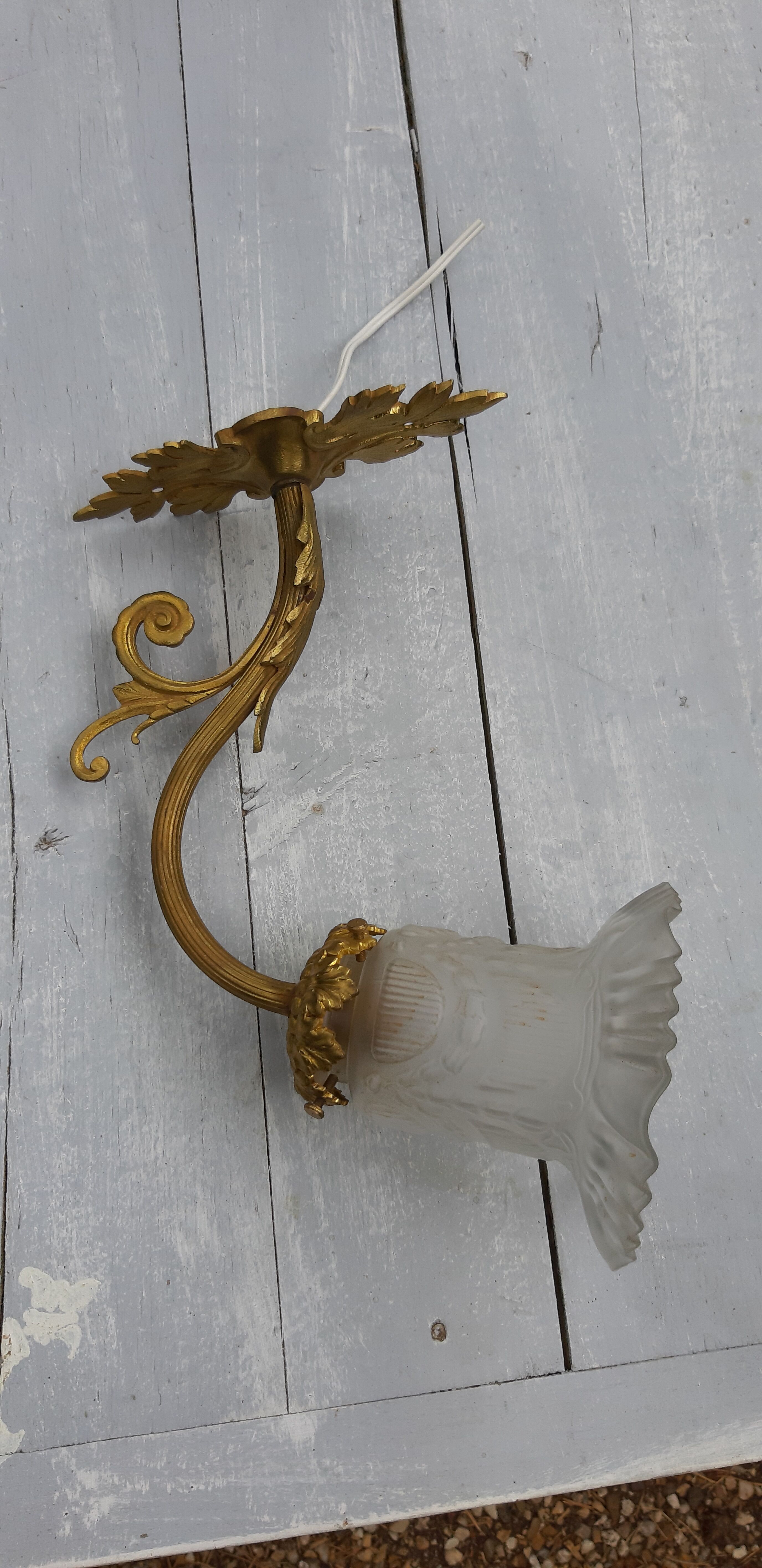 Bronze sconce