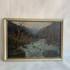 Landscape oil painting, 1920
