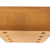 Scandinavian oak chest of drawers, Sweden, 1960