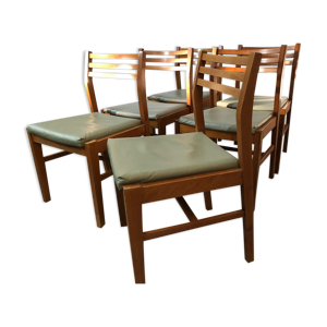 suite de 6 chaises scandinaves