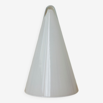 Lampe cone en verre Teepee par SCE vintage années 80/90