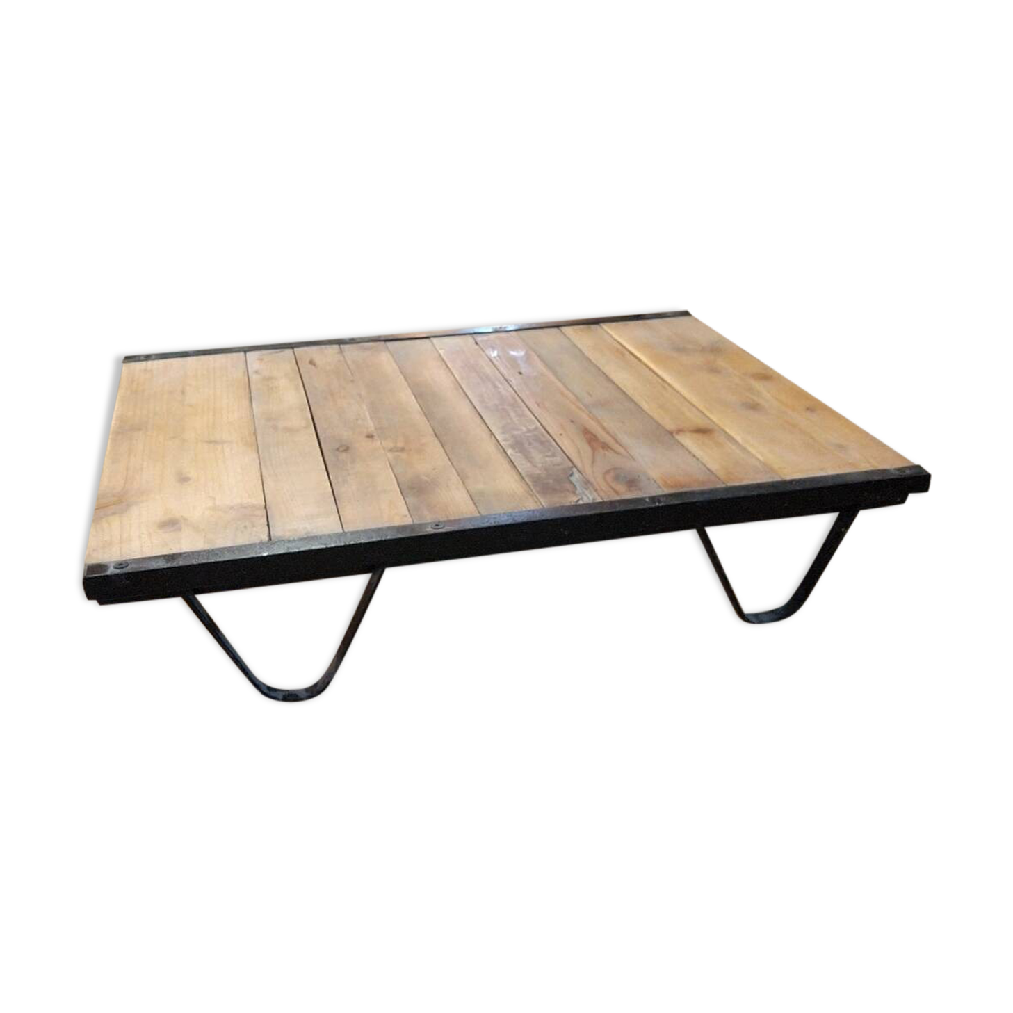 Industrial coffee table