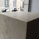 Travertine stele