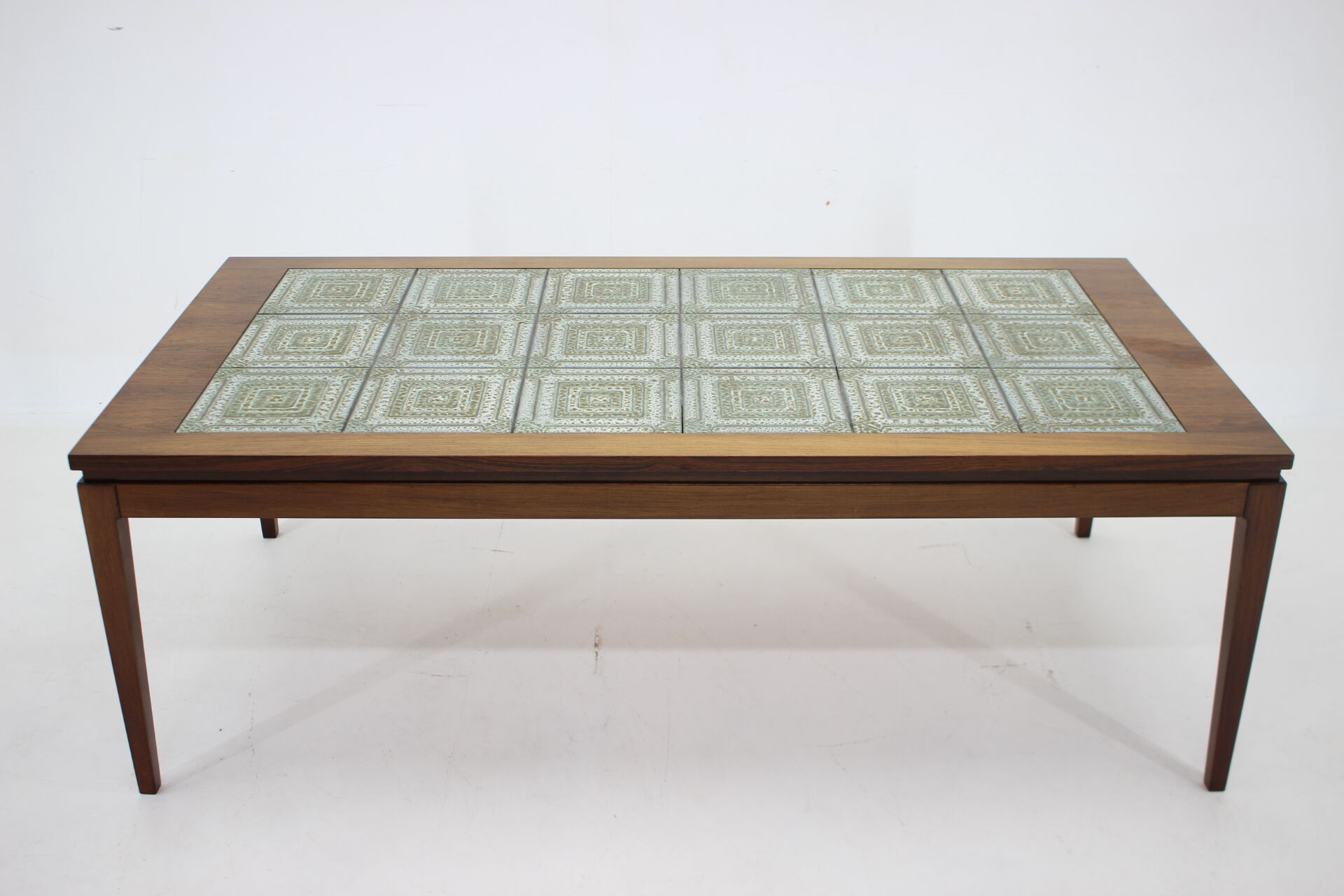 Table basse palisander et carrelage des années 1960, danemark