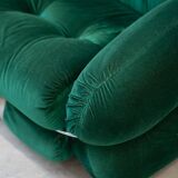 Living room, 2 armchairs and 3-seater sofa, OKAY model, Adriano Piazzesi, 1970