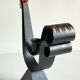 Metal candle holder rooster shape sweden vintage