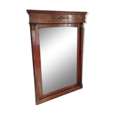 Solid wood fireplace mirror and bronze style