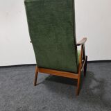 Vintage Dutch design teak armchair