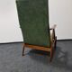 Fauteuil vintage en teck design hollandais