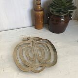 Brass apple dish