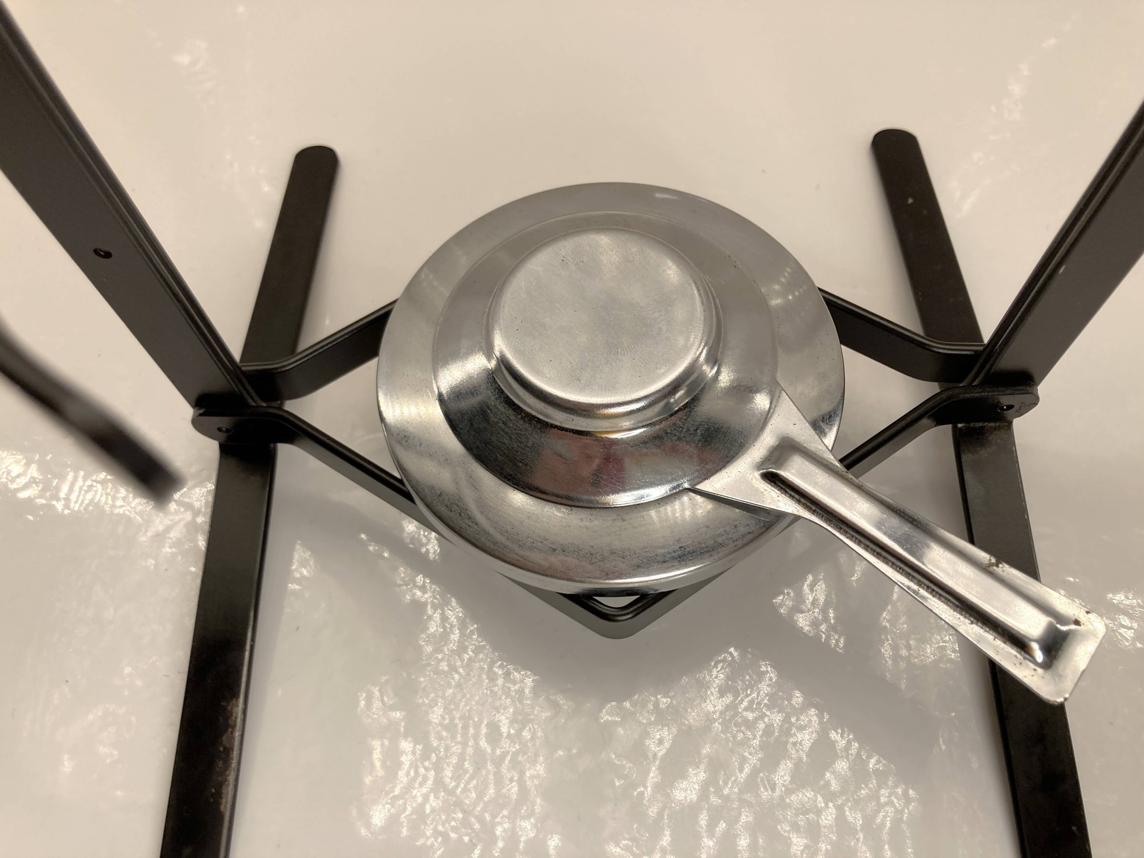 Enzo Mari for Le Creuset fondue set