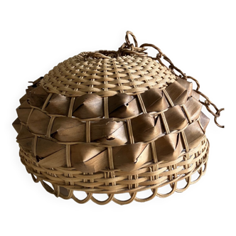 Rattan lampshade
