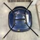 Eames Herman Miller vintage 70s blue vinyl fiberglass chair