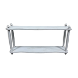 Patinated wall shelf