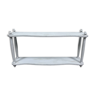 Patinated wall shelf
