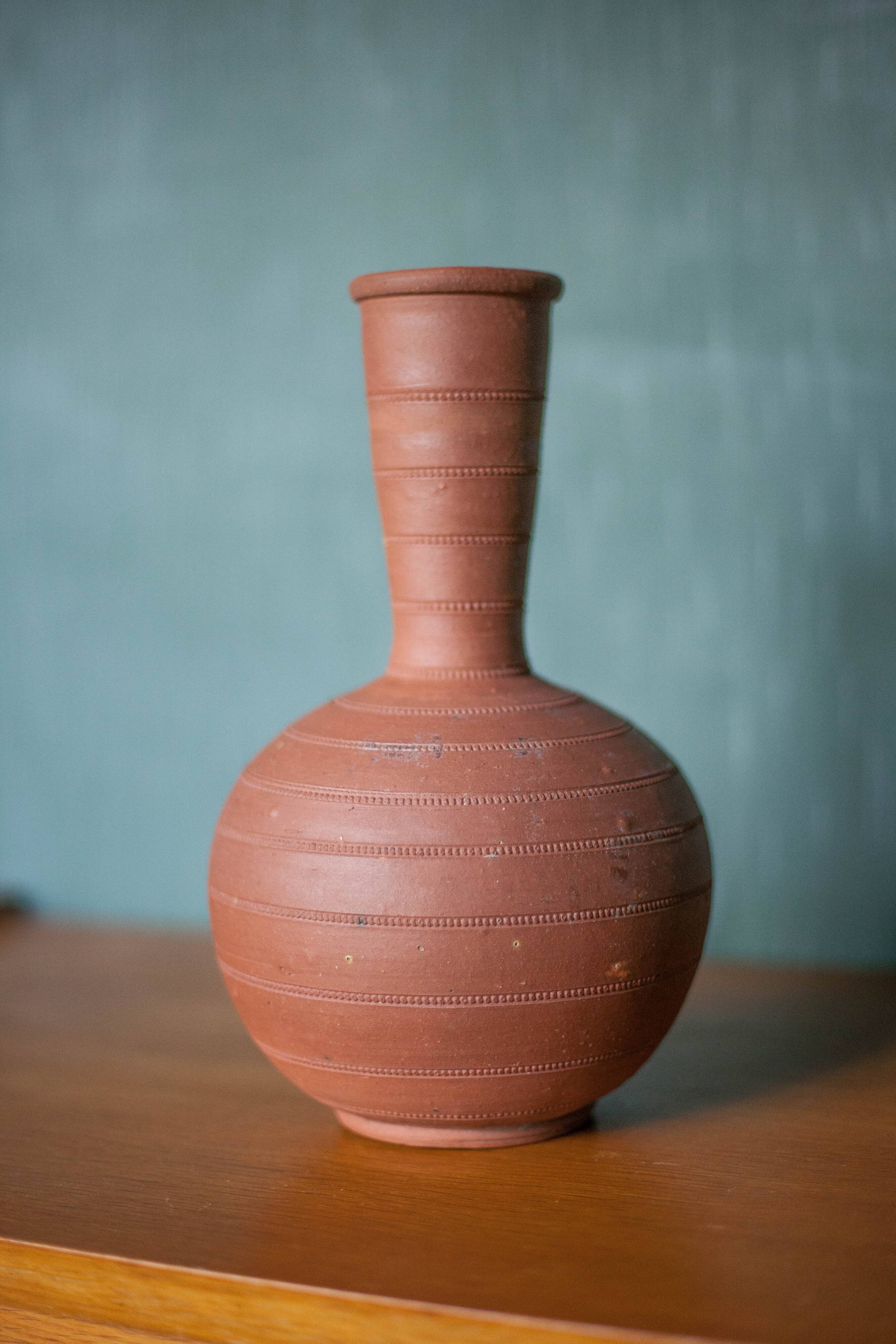 Vintage terracotta vase