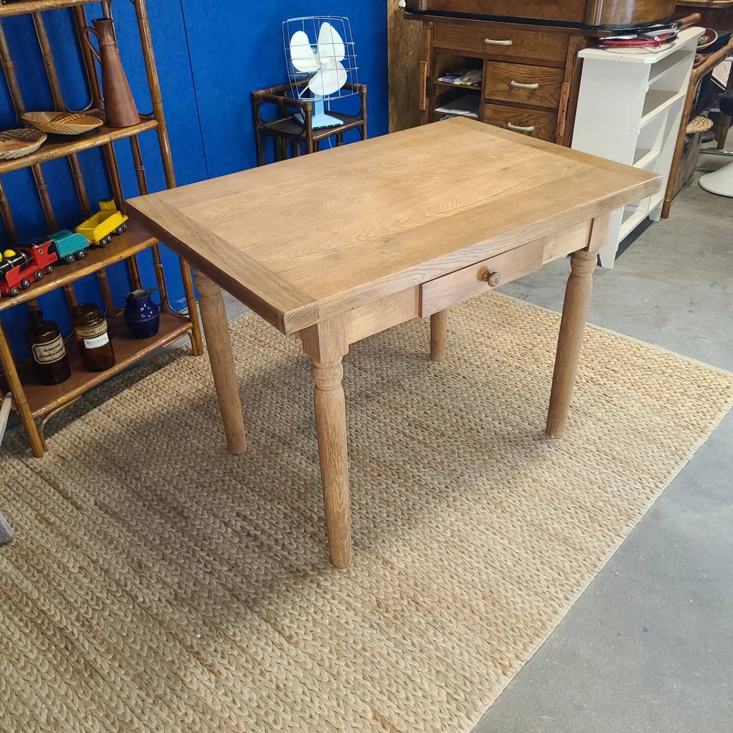 Vintage farmhouse table for kitchen or office