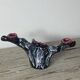 Double ceramic candlestick Vallauris