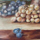 Still Life with Grapes Oil on Canvas
