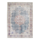 Persian Burgundy & Green Oriental Rug, 239x333Cm