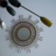 Vintage Sun mirror in wicker, Italy, 1960s