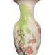 China, large old polychrome porcelain vase, late 19th century