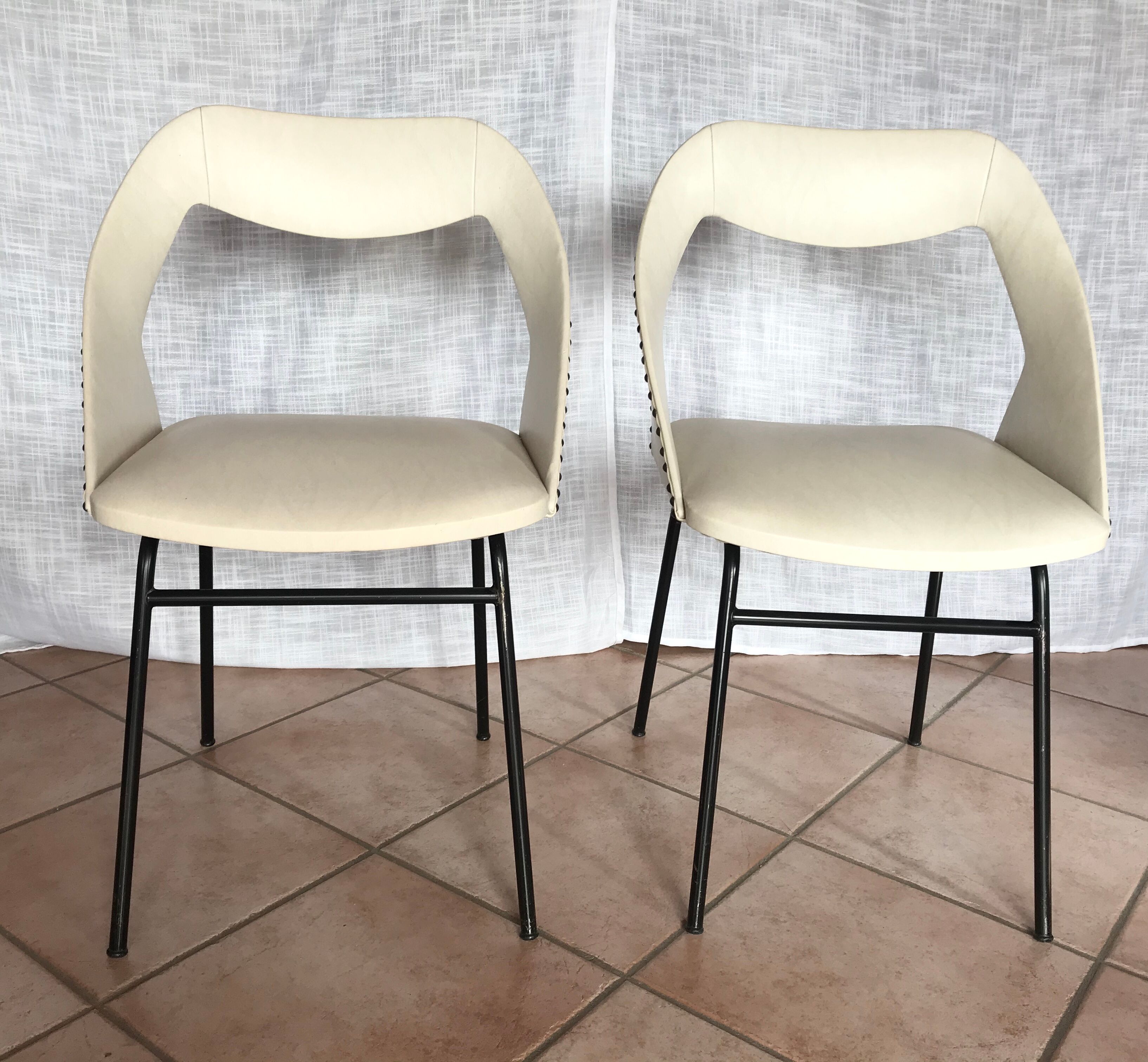Pair of Louis Paolozzi chairs for Zol 50s