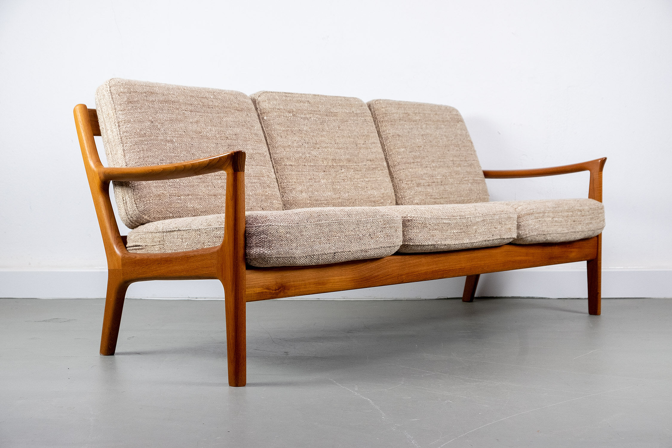 Vintage Teak 3 Seater Sofa by Juul Kristensen, 1960
