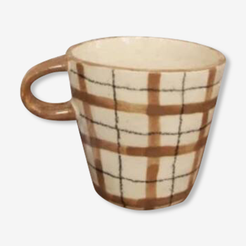 Grande tasse tartan