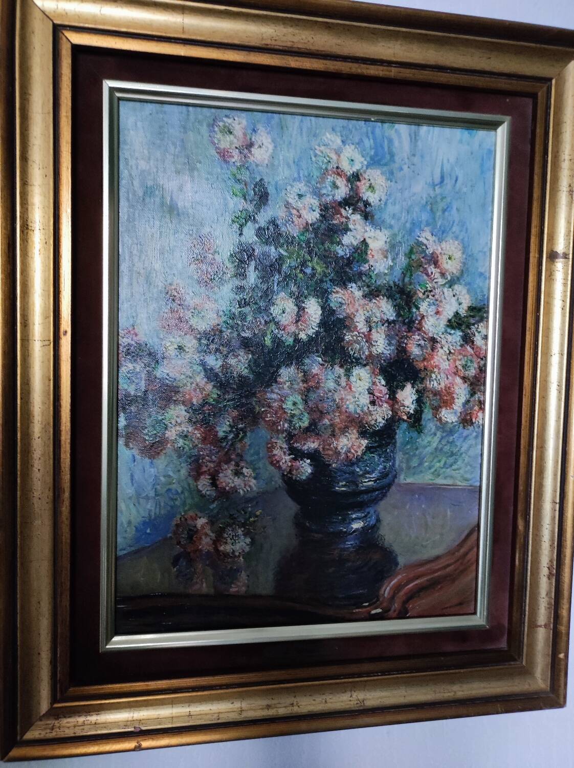 Monet chrysanthemum painting