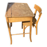 Desk and Baumann chair