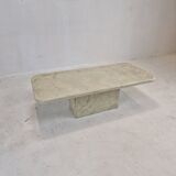 Table basse en marbre italien, années 1970