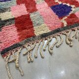 Multicolored berbere wool carpet 169x250cm