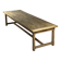 Table de monastère française en chêne du 19ème siècle