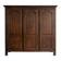 Large antique wardrobe with 3 doors made of solid wood.