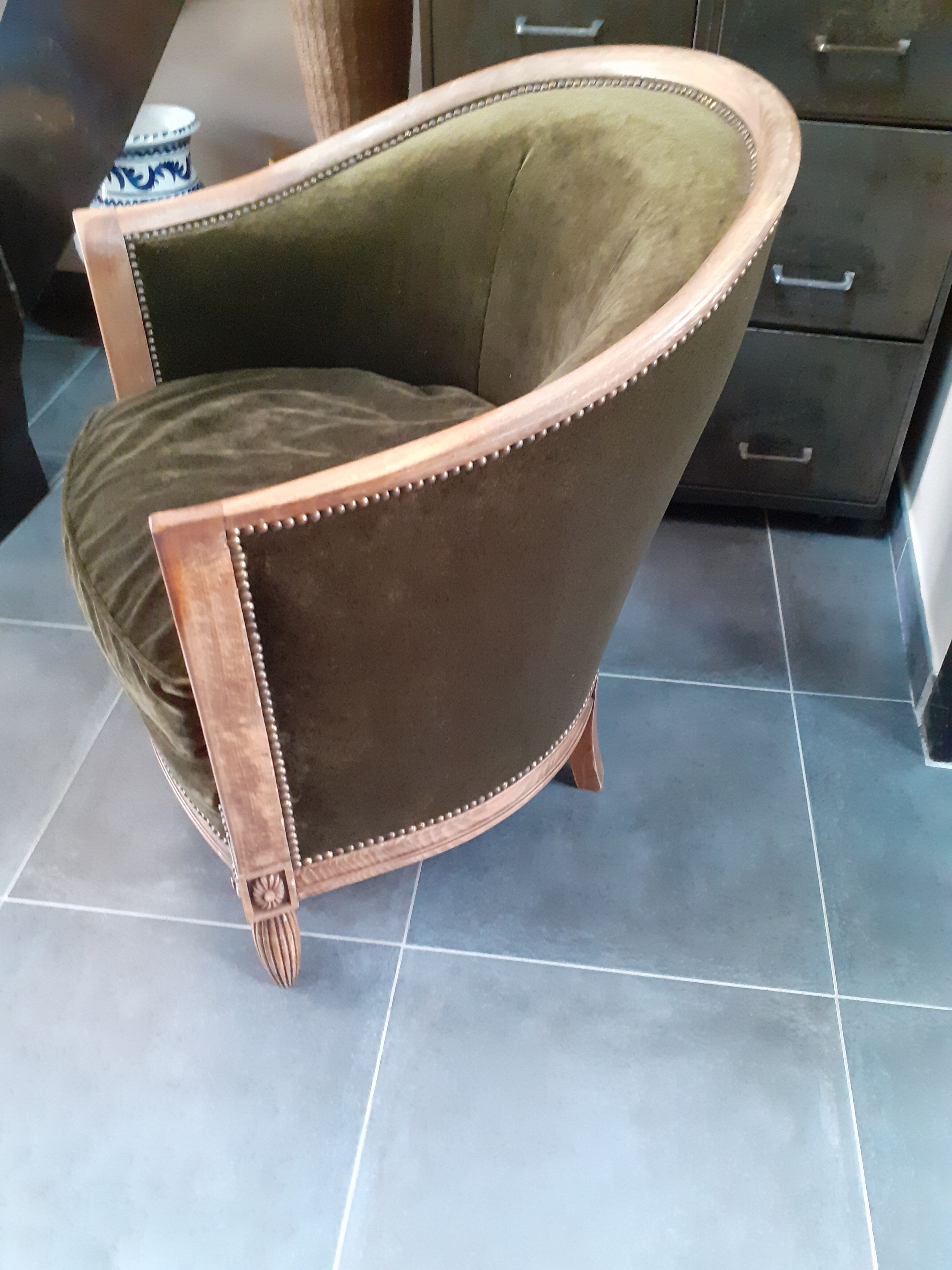 Art deco armchair