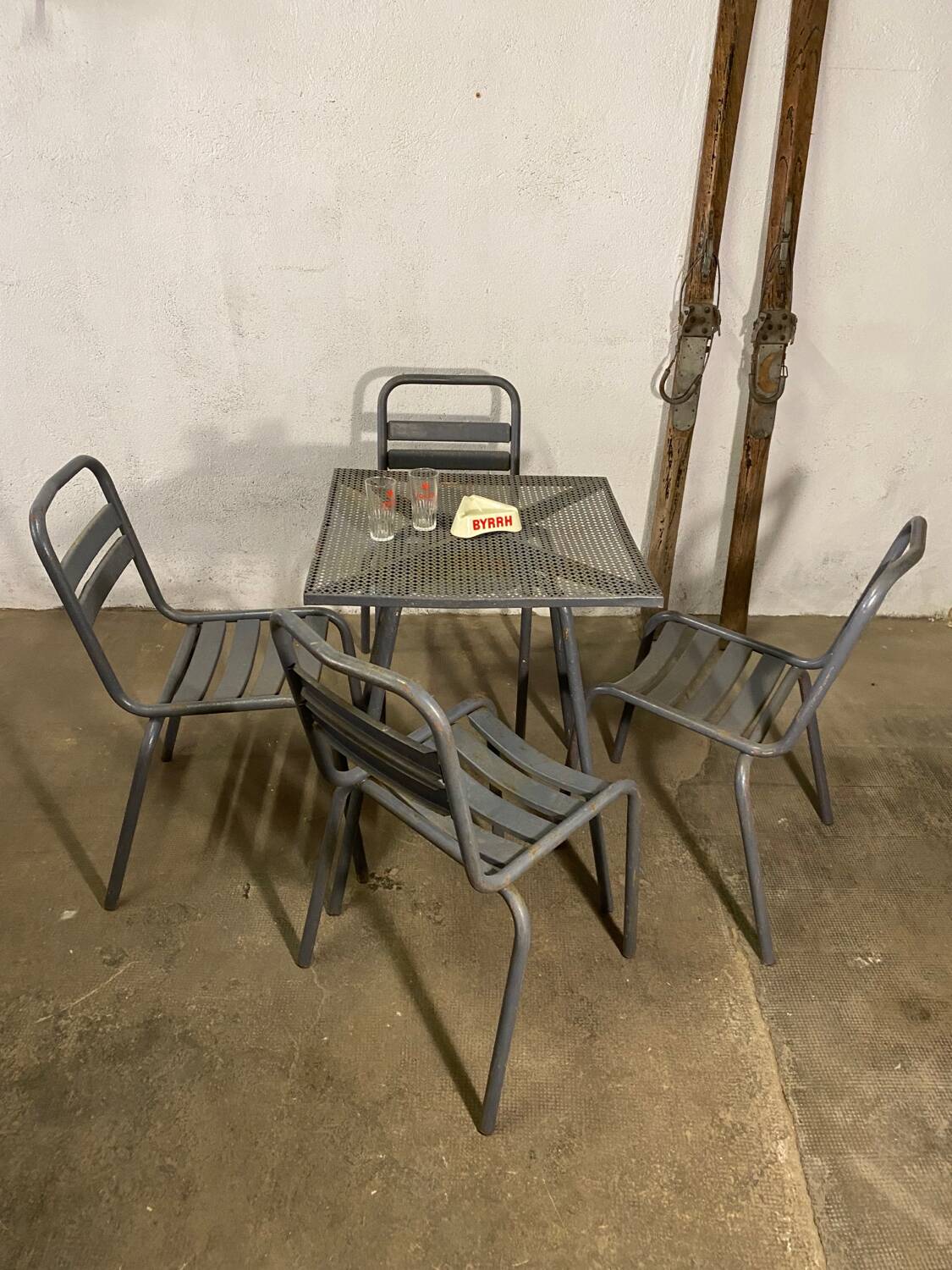 TOLIX chairs and table