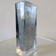 Bubble blown glass vase, 70s design
