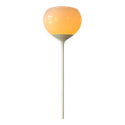 Lampadaire vintage blanc style Guzzini Space Age Mid-Century