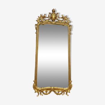 Miroir d époque Louis XVI  112 x 48