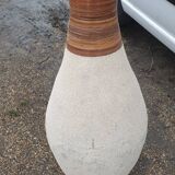Ethnic terracotta vase seventies